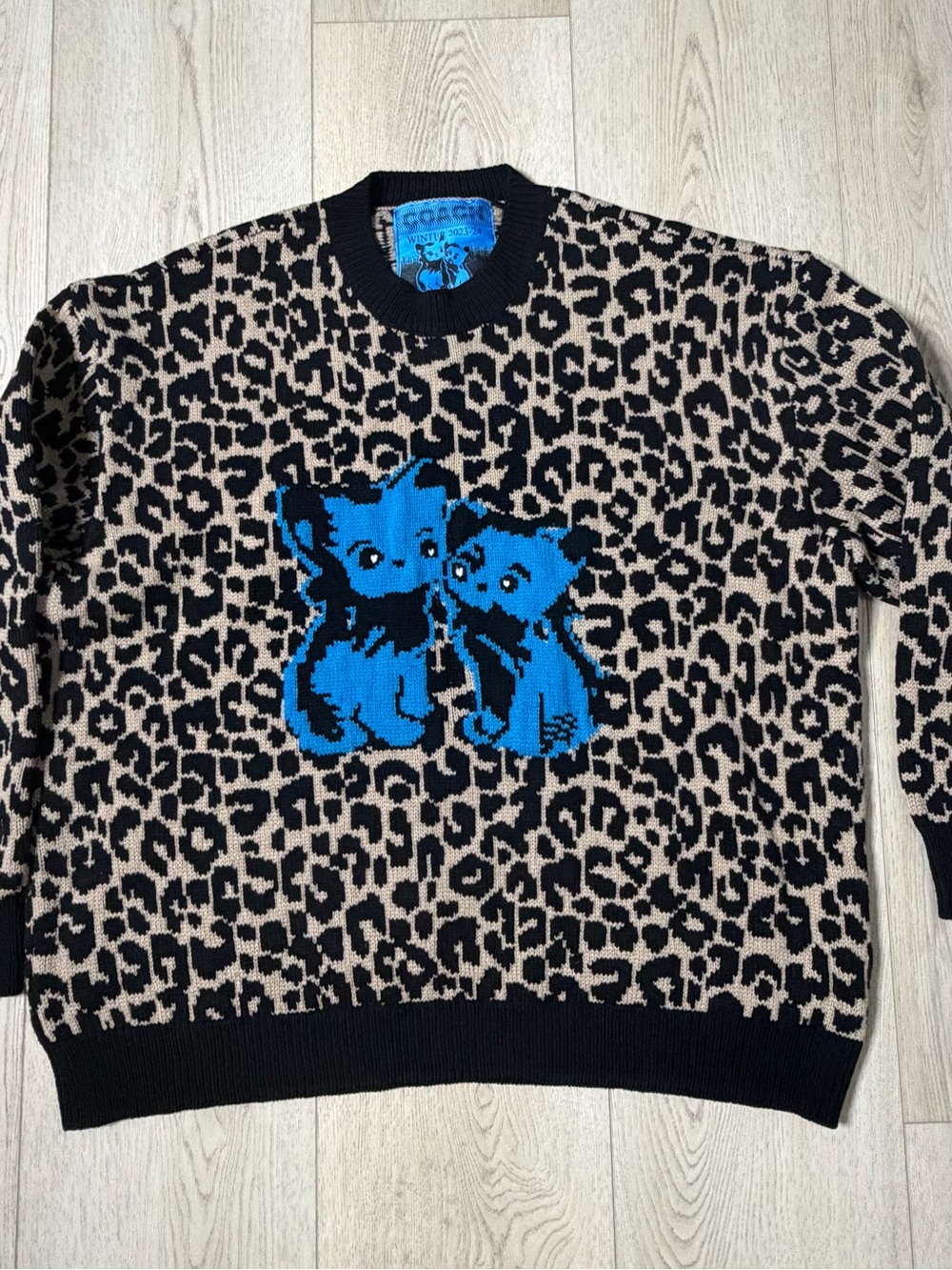 New Never Worn Coach Leopard Sweater Lil Nas X Drop XL